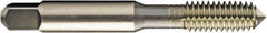 Vermont Tap & Die - M4x0.70 Metric D6 Thread Limit Plug Thread Forming Tap - High Speed Steel, Bright Finish, 2-1/8" OAL, 3/8" Thread Length, Right Hand Thread, Series 1986M - Exact Industrial Supply