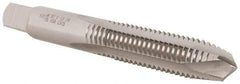 Vermont Tap & Die - M10x1.50 Metric, 3 Flute, Bright Finish, High Speed Steel Spiral Point Tap - Plug Chamfer, Right Hand Thread, 2-15/16" OAL, 1-1/4" Thread Length, 9.68mm Shank Diam, 6H Class of Fit, Series 3112M - Exact Industrial Supply