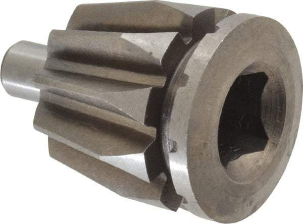 Bison - Forged Steel Lathe Chuck Pinion - 6" Chuck Diam Compatible, 1.1" OD - Industrial Tool & Supply