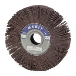 Merit Abrasives - 10" Diam, 80 Grit Aluminum Oxide Unmounted Flap Wheel - 1-3/4" Hole, 2" Wide, Coated, Medium Grade, 4,000 Max RPM , Cloth Backing - Industrial Tool & Supply
