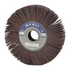 Merit Abrasives - 10" Diam, 80 Grit Aluminum Oxide Unmounted Flap Wheel - 1-3/4" Hole, 2" Wide, Coated, Medium Grade, 4,000 Max RPM , Cloth Backing - Industrial Tool & Supply