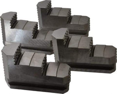 Bison - 20" Max Chuck Diam Compatibility, Steel Master Jaws - 2.0472" Wide x 6" Long x 3.6811" High - Industrial Tool & Supply