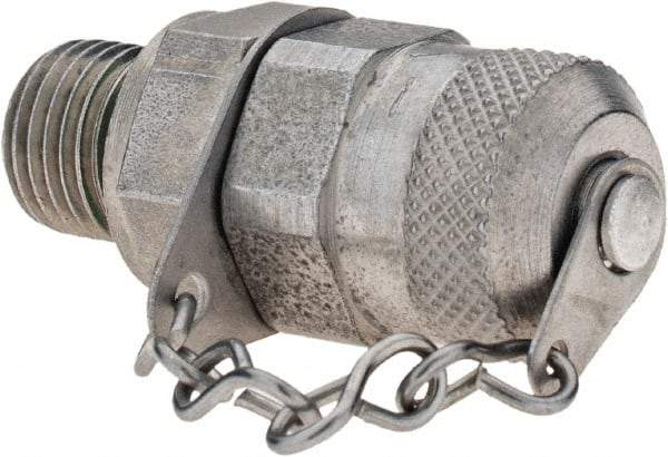 Voss - 1/4 Thread, 6,000 Max psi, Test Point To BSPP - 49mm Long, Pressure Tests - Industrial Tool & Supply