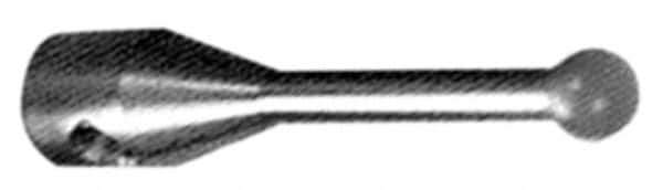 Fowler - 6 mm Ball Diameter, Stainless Steel Stem, M2 Thread, Ruby Point Ball Tip CMM Stylus - 10 mm Overall Length - Industrial Tool & Supply