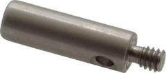 Fowler - M2 Female and Male Connection, 3mm Stem Diameter, Stainless Steel, CMM Stylus Extension - 10mm Overall Length, 4mm Outer Diameter, For Use with CMM Touch Trigger Probes - Industrial Tool & Supply