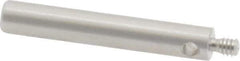 Fowler - M2 Female and Male Connection, 3mm Stem Diameter, Stainless Steel, CMM Stylus Extension - 20mm Overall Length, 4mm Outer Diameter, For Use with CMM Touch Trigger Probes - Industrial Tool & Supply