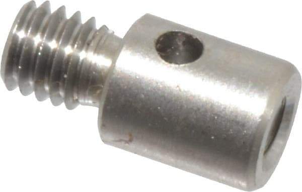 Fowler - M3 Female, M2 Male, Stainless Steel, CMM Thread Adapter - 5mm Long - Industrial Tool & Supply