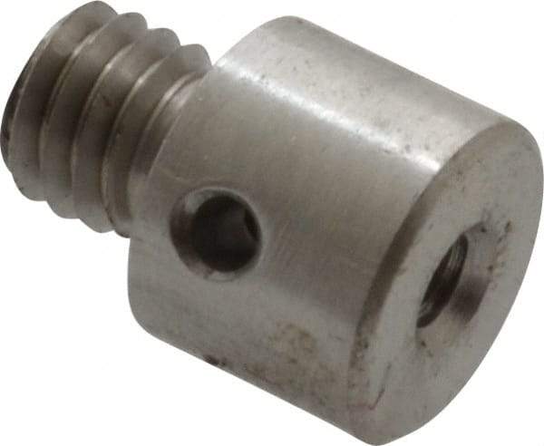 Fowler - M4 Female, M2 Male, Stainless Steel, CMM Thread Adapter - 5mm Long - Industrial Tool & Supply