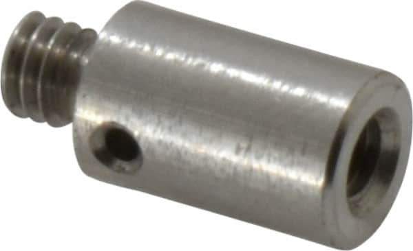 Fowler - M3 Female, M4 Male, Stainless Steel, CMM Thread Adapter - 10mm Long - Industrial Tool & Supply