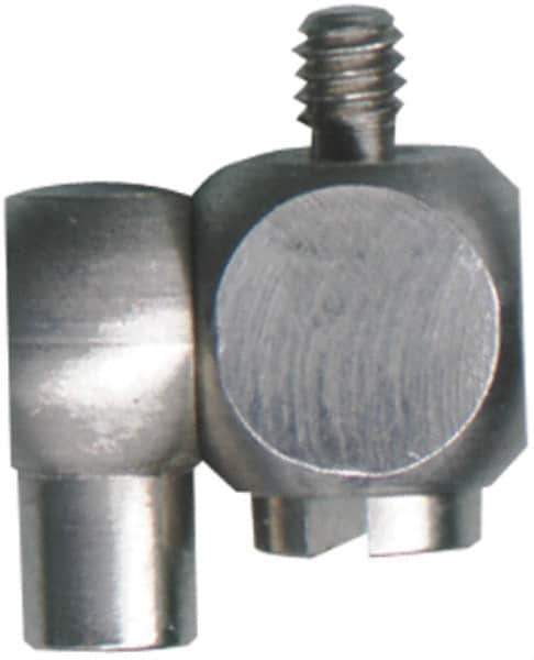Fowler - M2 Female, M2 Male, Stainless Steel, CMM Swivel Adapter - 8mm Long, Includes 8mm Swivel Knuckle Adapter - Industrial Tool & Supply