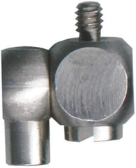 Fowler - M2 Female, M2 Male, Stainless Steel, CMM Swivel Adapter - 8mm Long, Includes 8mm Swivel Knuckle Adapter - Industrial Tool & Supply