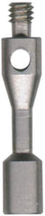 Fowler - 3 mm Ball Diameter, Stainless Steel Stem, M2 Thread, Ruby Point Disc Tip CMM Stylus - 13 mm Overall Length - Industrial Tool & Supply