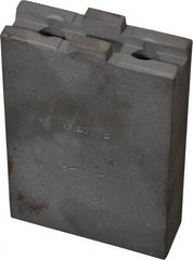 H & R Manufacturing - 5 to 6" Chuck Capacity, Tongue & Groove Attachment, Square Soft Lathe Chuck Jaw - Steel, 1-1/4" Btw Mount Hole Ctrs, 2-3/16" Long x 3/4" Wide x 3-3/8" High, 5/16" Groove - Industrial Tool & Supply