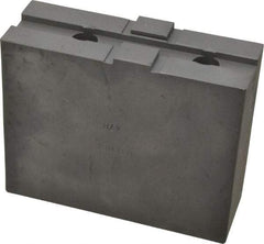 H & R Manufacturing - 12" Chuck Capacity, Tongue & Groove Attachment, Square Soft Lathe Chuck Jaw - Steel, 2-1/2" Btw Mount Hole Ctrs, 4-7/8" Long x 1-3/4" Wide x 3-7/8" High, 1/2" Groove - Industrial Tool & Supply