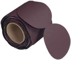 3M - 6" Diam, 80 Grit Aluminum Oxide Adhesive PSA Disc - Medium Grade, X Weighted Cloth Backing, For Bench Top Motors, Random Orbital Sanders - Industrial Tool & Supply