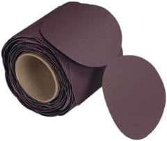 3M - 6" Diam, 60 Grit Aluminum Oxide Adhesive PSA Disc - Medium Grade, X Weighted Cloth Backing, For Bench Top Motors, Random Orbital Sanders - Industrial Tool & Supply