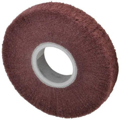 3M - 6" Diam Aluminum Oxide Finishing Flap Wheel - 2" Hole, 1" Wide, Density 3, Nonwoven, Very Fine Grade, 3,400 Max RPM - Industrial Tool & Supply