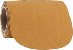 3M - 8" Diam, 120 Grit FEPA, Aluminum Oxide Adhesive PSA Disc - Fine Grade, Gold, F Weighted Backing, Flexible, Use with Random Orbital Sanders - Industrial Tool & Supply