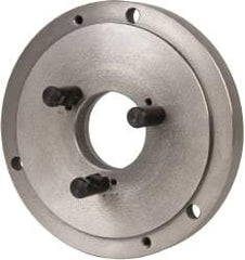 Interstate - Adapter Back Plate for 8" Diam Self Centering Lathe Chucks - D1-4 Mount - Industrial Tool & Supply