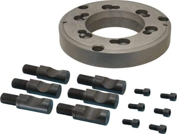 Interstate - Adapter Back Plate for 8" Diam Lathe Chucks - D1-6 Mount - Industrial Tool & Supply