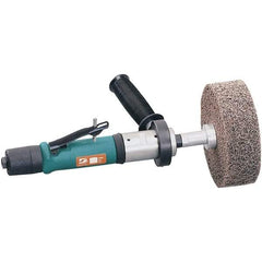 Dynabrade - 0.7 hp, 4,500 RPM Finishing Sander - 40 CFM Air Consumption, 6.21 bar Air Pressure, 1/4 NPT Inlet - Industrial Tool & Supply