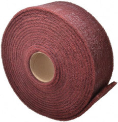 3M - 30' Long x 4" Wide Nonwoven Roll - Very Fine Grade, Purple, Aluminum Oxide - Industrial Tool & Supply
