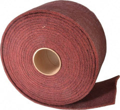 3M - 30' Long x 6" Wide Nonwoven Roll - Very Fine Grade, Purple, Aluminum Oxide - Industrial Tool & Supply
