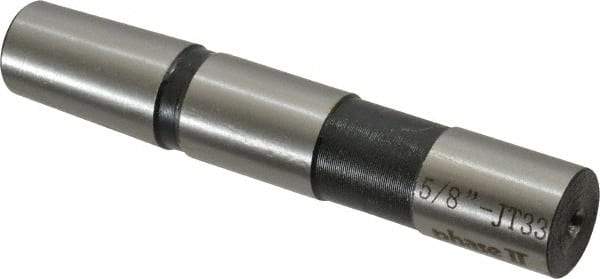 Value Collection - 5/8 Inch Shank Diameter, JT33 Mount Taper, Drill Chuck Arbor - Jacobs Taper Mount - Exact Industrial Supply