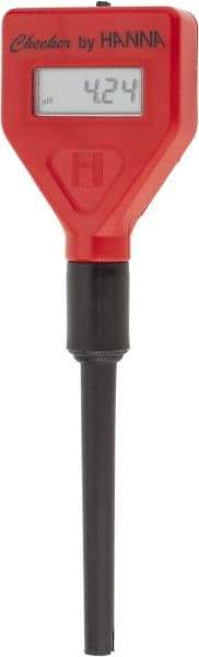 Hanna Instruments - 0 to 14 pH, pH Tester - 32 to 122°F, Accurate up to 0.2 pH - Industrial Tool & Supply