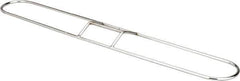 PRO-SOURCE - 24" Long x 3-1/4" Wide Chrome Plated Steel Dust Mop Frame - White, Clip-On - Industrial Tool & Supply