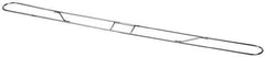 PRO-SOURCE - 48" Long x 3-1/4" Wide Chrome Plated Steel Dust Mop Frame - White, Clip-On - Industrial Tool & Supply