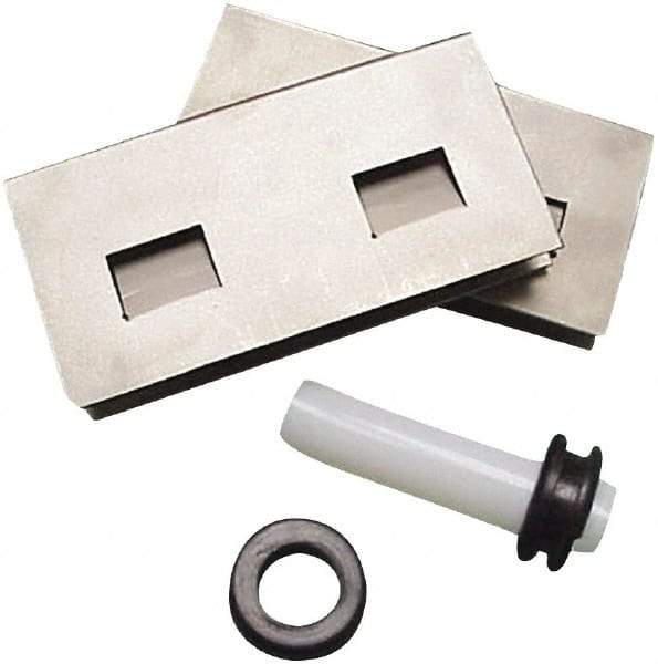 Justrite - 0.17' Long x 0.33' Wide x 1" High, Spill Containment Accumulation Drain Kit - Compatible with Justrite Pallets & Accumulations Centers - Industrial Tool & Supply
