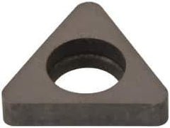 Made in USA - 3/8" Inscribed Circle, Triangle Shim for Indexables - Carbide, 1/8" Thick, ITSN Shim Style, Negative Rake - Industrial Tool & Supply