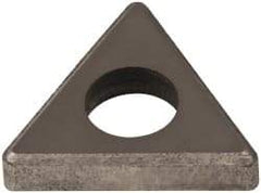 Made in USA - 1/2" Inscribed Circle, Triangle Shim for Indexables - Carbide, 1/8" Thick, ITSN Shim Style, Negative Rake - Industrial Tool & Supply