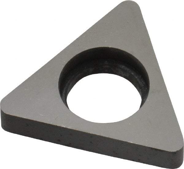 Made in USA - 5/8" Inscribed Circle, Triangle Shim for Indexables - Carbide, 3/16" Thick, ITSN Shim Style, Negative Rake - Industrial Tool & Supply
