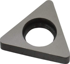 Made in USA - 5/8" Inscribed Circle, Triangle Shim for Indexables - Carbide, 3/16" Thick, ITSN Shim Style, Negative Rake - Industrial Tool & Supply