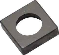 Made in USA - 3/4" Inscribed Circle, Square Shim for Indexables - Carbide, 3/16" Thick, ISSN Shim Style, Negative Rake, Left Hand Cut - Industrial Tool & Supply