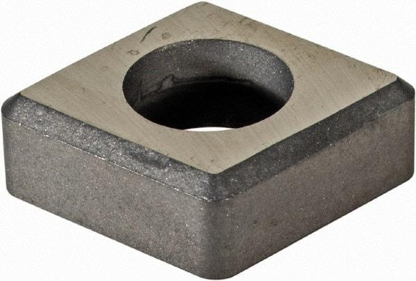 Made in USA - 1/2" Inscribed Circle, Diamond (Shape) Shim for Indexables - Carbide, 3/16" Thick, ICSN Shim Style, Negative Rake, Left Hand Cut - Industrial Tool & Supply