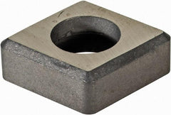 Made in USA - 1/2" Inscribed Circle, Diamond (Shape) Shim for Indexables - Carbide, 3/16" Thick, ICSN Shim Style, Negative Rake, Left Hand Cut - Industrial Tool & Supply