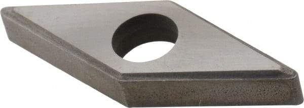 Made in USA - 1/2" Inscribed Circle, Diamond (Shape) Shim for Indexables - Carbide, 3/16" Thick, IVSN Shim Style, Negative Rake, Right Hand Cut - Industrial Tool & Supply