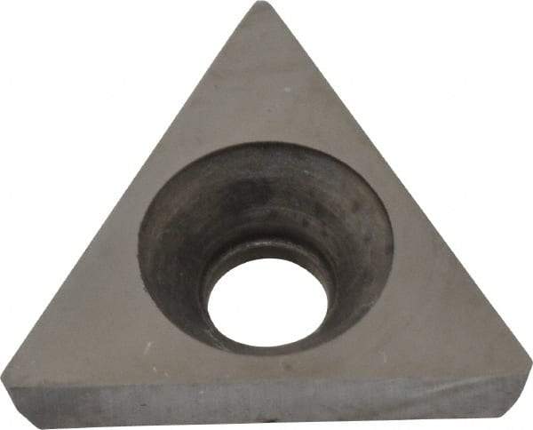 Made in USA - 1/2" Inscribed Circle, Triangle Shim for Indexables - Carbide, 1/8" Thick, PTP Shim Style, Positive Rake - Industrial Tool & Supply