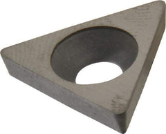 Made in USA - 1/2" Inscribed Circle, Triangle Shim for Indexables - Carbide, 1/8" Thick, PTP Shim Style, Positive Rake - Industrial Tool & Supply