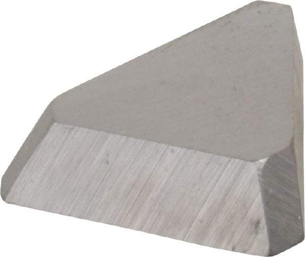 Made in USA - 3/8" Inscribed Circle, Triangle, T Chipbreaker for Indexables - Left Hand, Right Hand Cut, 0.094" Thick, 0.047" Effective Width, Carbide - Industrial Tool & Supply