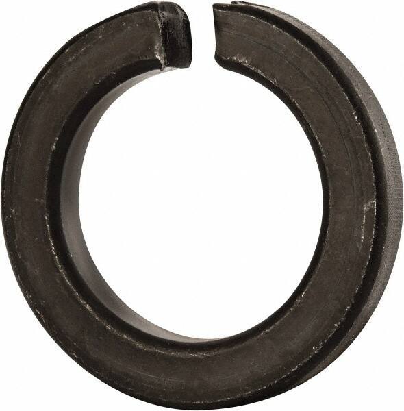 Value Collection - 1-5/8", 1.633" ID, 0.389" Thick Split Lock Washer - Grade 8 Spring Steel, Uncoated, 1.633" Min ID, 1.663" Max ID, 2.553" Max OD - Industrial Tool & Supply