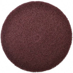 3M - 6" Fine Grade Aluminum Oxide Deburring Disc - 1/2" Center Hole, Arbor Connection, Maroon, 4,000 Max RPM - Industrial Tool & Supply