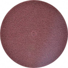 3M - 8" Fine Grade Aluminum Oxide Deburring Disc - 1/2" Center Hole, Arbor Connection, Maroon, 3,000 Max RPM - Industrial Tool & Supply