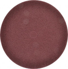 3M - 12" Very Fine Grade Aluminum Oxide Deburring Disc - 1-1/4" Center Hole, Arbor Connection, Maroon, 1,900 Max RPM - Industrial Tool & Supply