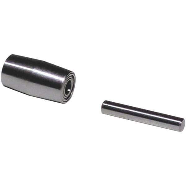 Dynabrade - 5/8" Diam x 5/8" Wide Contact Wheel - Crowned, Steel Face - Industrial Tool & Supply