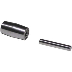 Dynabrade - 5/8" Diam x 5/8" Wide Contact Wheel - Crowned, Steel Face - Industrial Tool & Supply