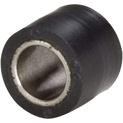 Dynabrade - 3/8" Diam x 3/8" Wide Contact Wheel - Crowned, 70 Duro Rubber Face - Industrial Tool & Supply